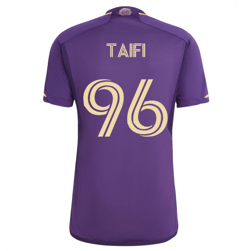 Kinder Fußball Zakaria Taifi #96 Violett Heimtrikot Trikot 2023/24 T-Shirt Luxemburg