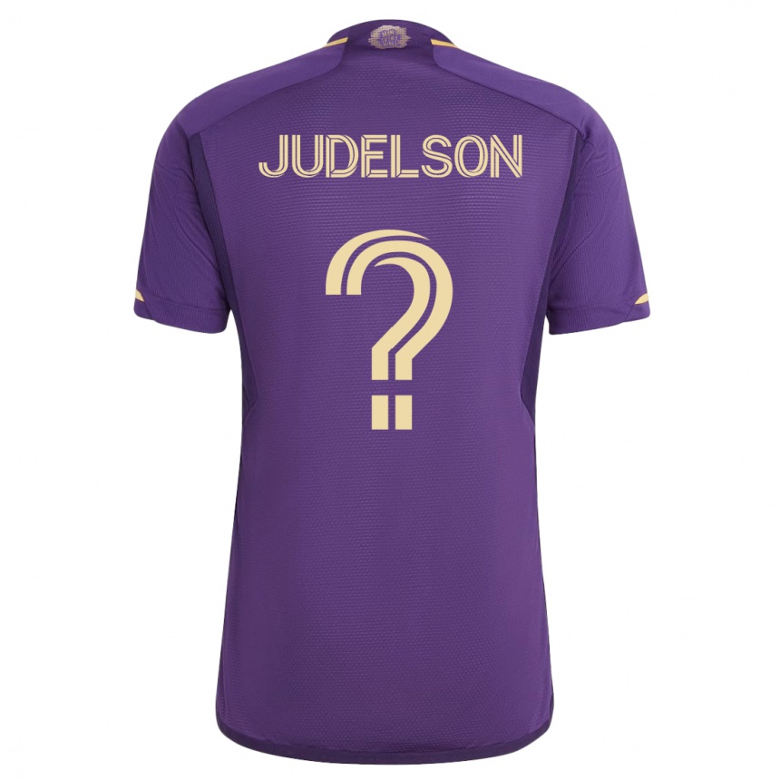 Kinder Fußball Dylan Judelson #0 Violett Heimtrikot Trikot 2023/24 T-Shirt Luxemburg