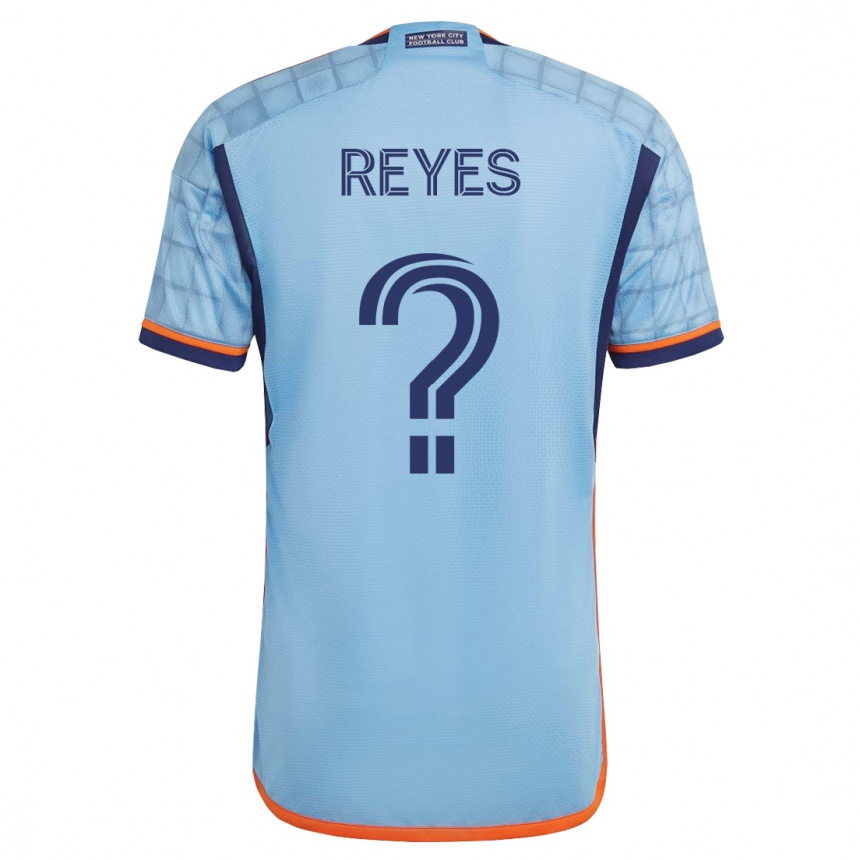 Kinder Fußball Andrew Reyes #0 Blau Heimtrikot Trikot 2023/24 T-Shirt Luxemburg
