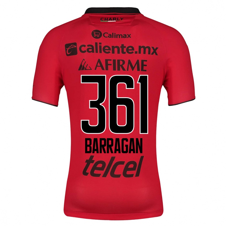 Kinder Fußball Jesús Barragán #361 Rot Heimtrikot Trikot 2023/24 T-Shirt Luxemburg