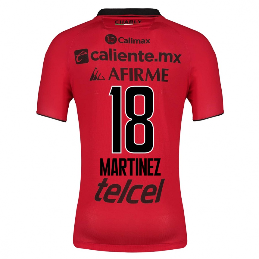Kinder Fußball Natividad Martínez #18 Rot Heimtrikot Trikot 2023/24 T-Shirt Luxemburg