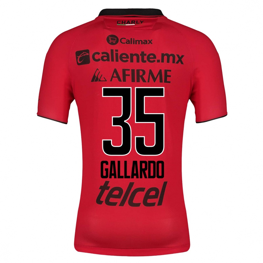 Kinder Fußball Gloriaisabel Gallardo #35 Rot Heimtrikot Trikot 2023/24 T-Shirt Luxemburg
