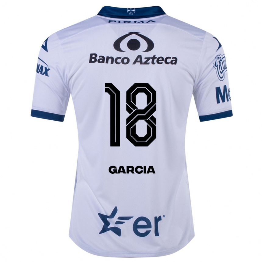 Kinder Fußball Luis García #18 Weiß Heimtrikot Trikot 2023/24 T-Shirt Luxemburg