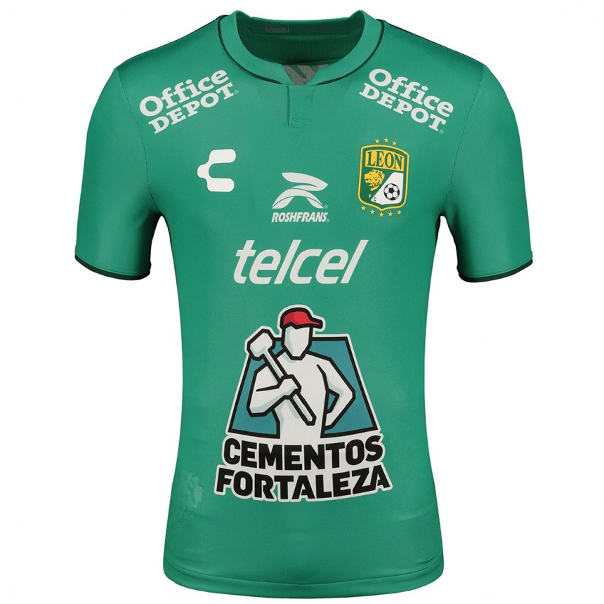 Kinder Fußball Omar Fernández #16 Grün Heimtrikot Trikot 2023/24 T-Shirt Luxemburg