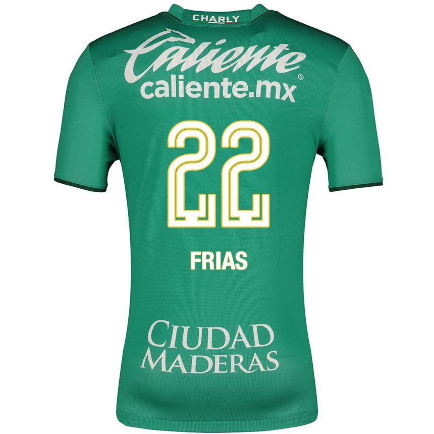 Kinder Fußball Adonis Frías #22 Grün Heimtrikot Trikot 2023/24 T-Shirt Luxemburg