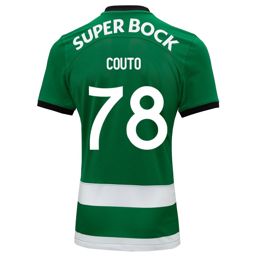 Kinder Fußball Mauro Couto #78 Grün Heimtrikot Trikot 2023/24 T-Shirt Luxemburg