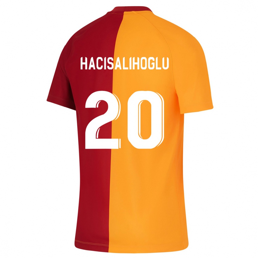 Kinder Fußball Arda Hacisalihoglu #20 Orangefarben Heimtrikot Trikot 2023/24 T-Shirt Luxemburg