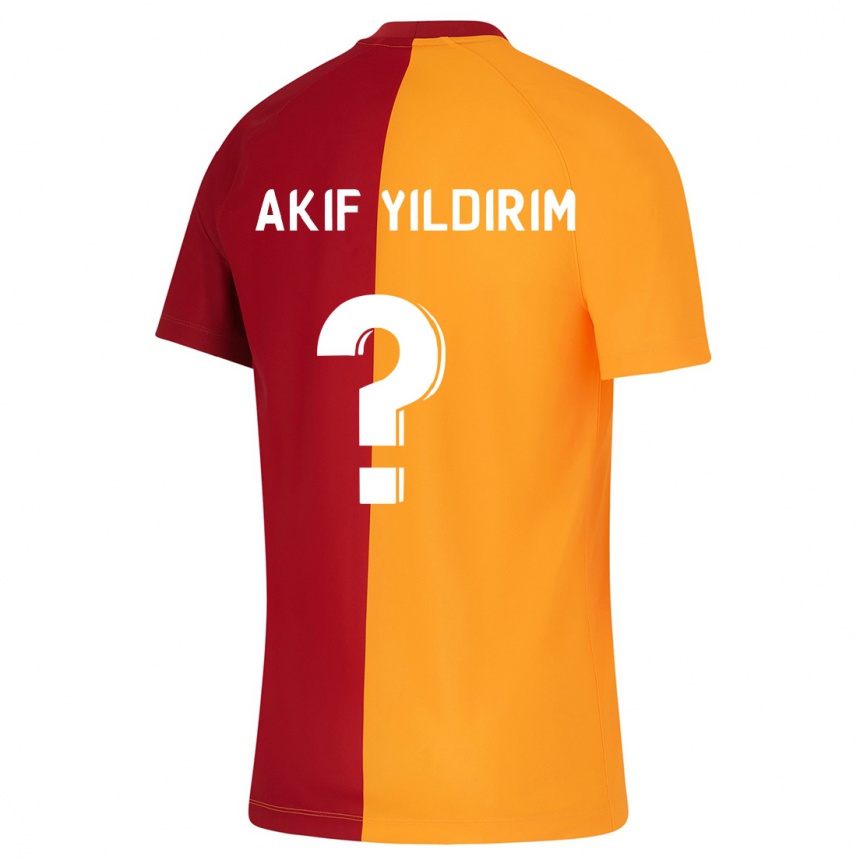 Kinder Fußball Mehmet Akif Yıldırım #0 Orangefarben Heimtrikot Trikot 2023/24 T-Shirt Luxemburg