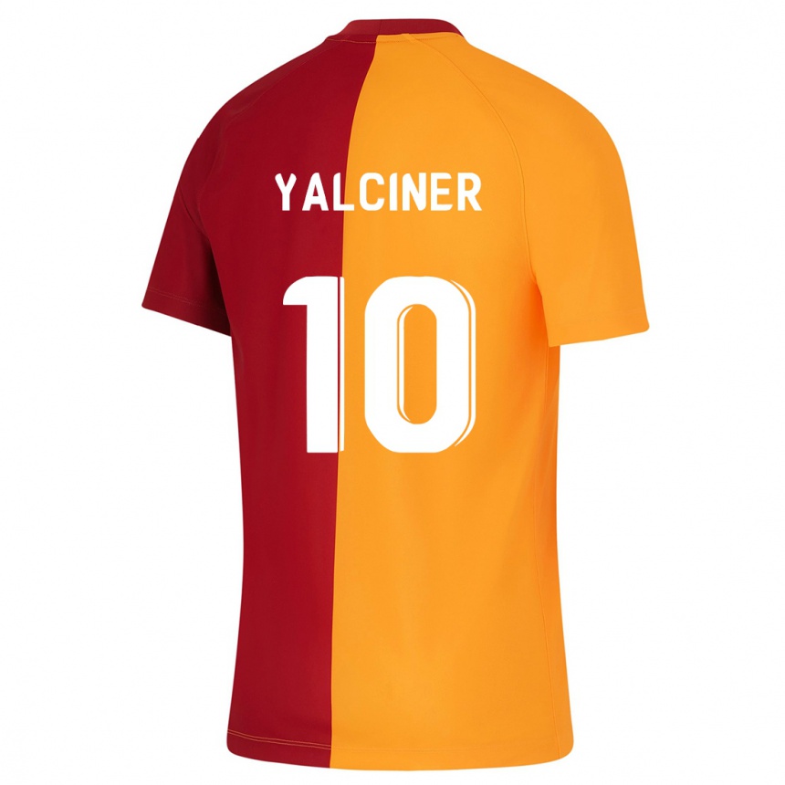 Kinder Fußball İsmigül Yalçıner #10 Orangefarben Heimtrikot Trikot 2023/24 T-Shirt Luxemburg