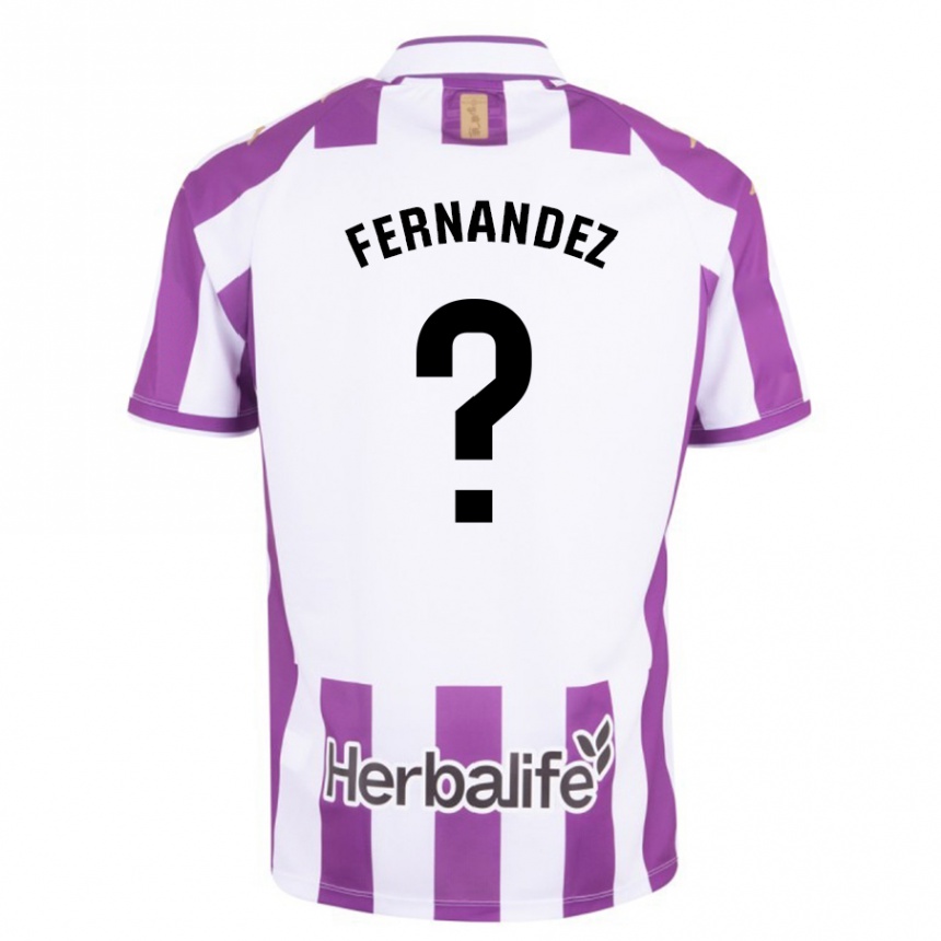 Kinder Fußball Samu Fernández #0 Lila Heimtrikot Trikot 2023/24 T-Shirt Luxemburg