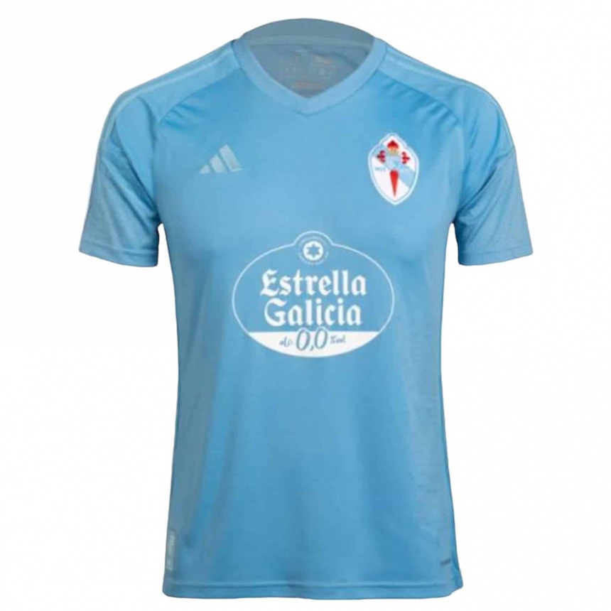 Kinder Fußball Iván Pérez #0 Blau Heimtrikot Trikot 2023/24 T-Shirt Luxemburg