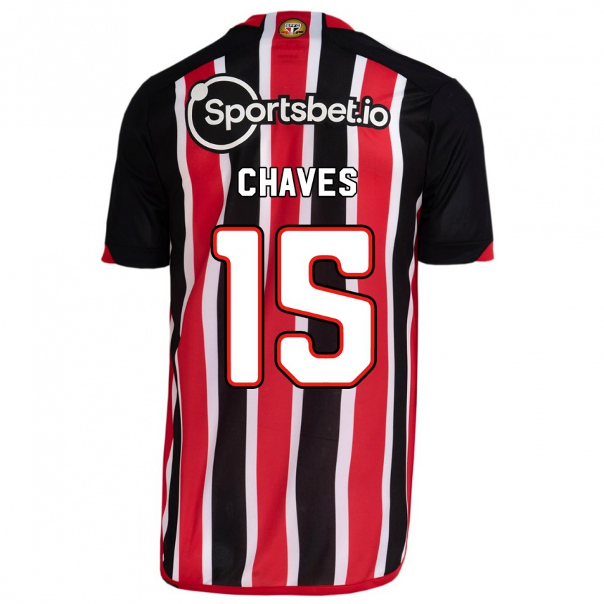 Kinder Fußball Carol Chaves #15 Blau Rot Auswärtstrikot Trikot 2023/24 T-Shirt Luxemburg