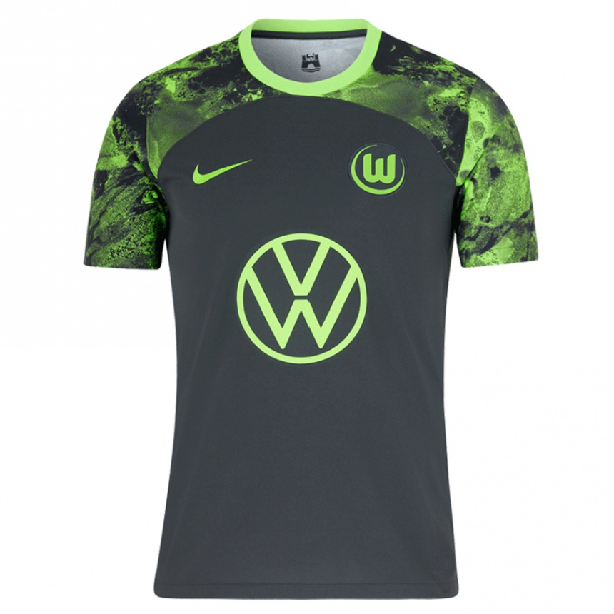 Kinder Fußball Vaclav Cerny #7 Dunkelgrau Auswärtstrikot Trikot 2023/24 T-Shirt Luxemburg