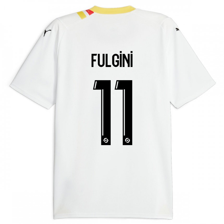 Kinder Fußball Angelo Fulgini #11 Schwarz Auswärtstrikot Trikot 2023/24 T-Shirt Luxemburg