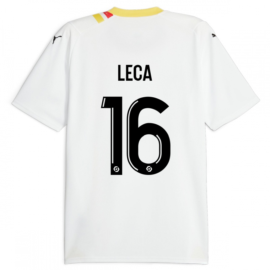 Kinder Fußball Jean-Louis Leca #16 Schwarz Auswärtstrikot Trikot 2023/24 T-Shirt Luxemburg