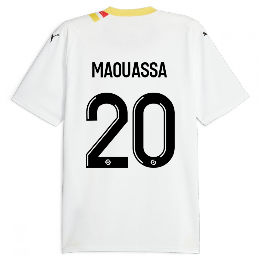 Kinder Fußball Faitout Maouassa #20 Schwarz Auswärtstrikot Trikot 2023/24 T-Shirt Luxemburg