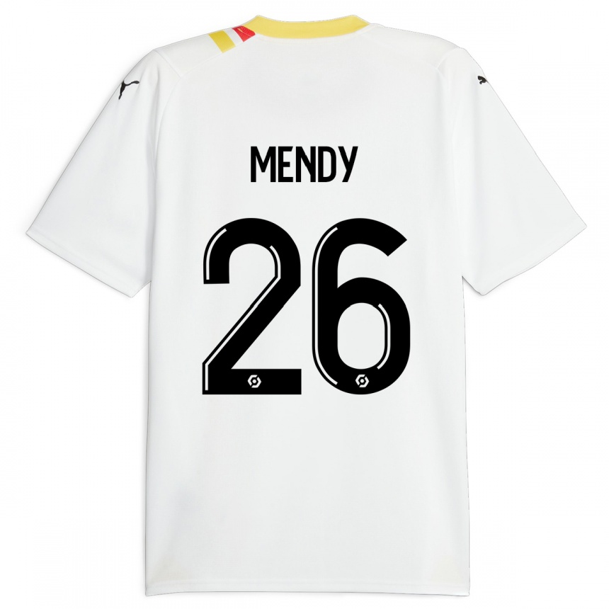 Kinder Fußball Nampalys Mendy #26 Schwarz Auswärtstrikot Trikot 2023/24 T-Shirt Luxemburg