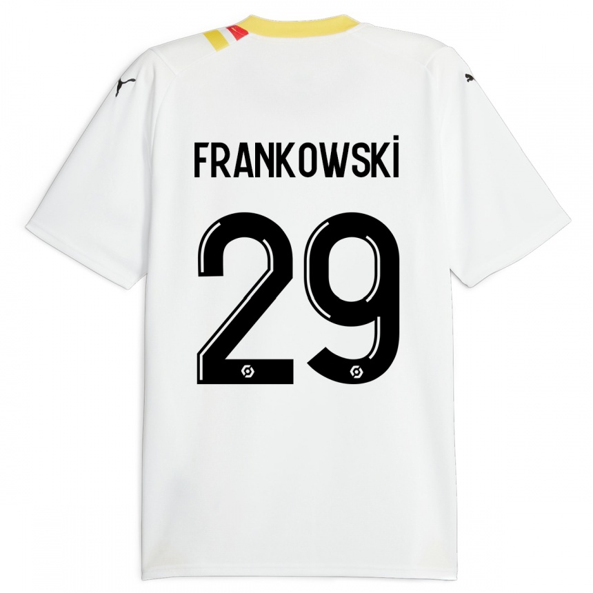 Kinder Fußball Przemyslaw Frankowski #29 Schwarz Auswärtstrikot Trikot 2023/24 T-Shirt Luxemburg