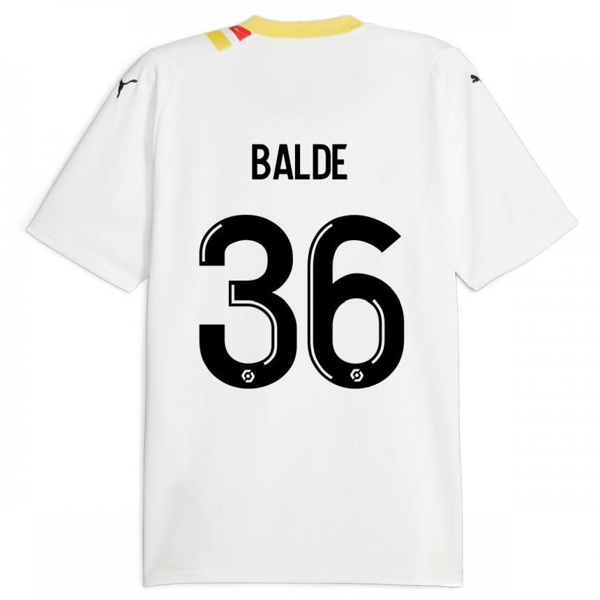 Kinder Fußball Ibrahima Baldé #36 Schwarz Auswärtstrikot Trikot 2023/24 T-Shirt Luxemburg