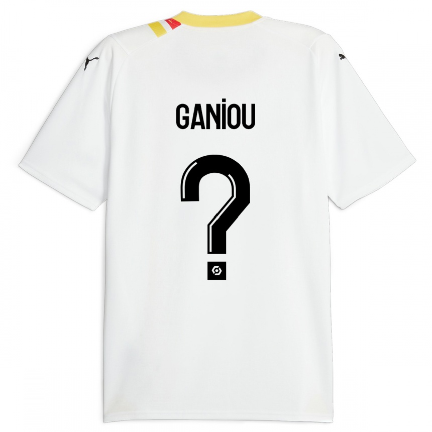 Kinder Fußball Ismaëlo Ganiou #0 Schwarz Auswärtstrikot Trikot 2023/24 T-Shirt Luxemburg