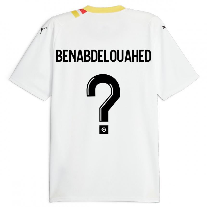 Kinder Fußball Kaïs Benabdelouahed #0 Schwarz Auswärtstrikot Trikot 2023/24 T-Shirt Luxemburg