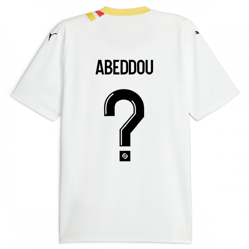 Kinder Fußball Adam Abeddou #0 Schwarz Auswärtstrikot Trikot 2023/24 T-Shirt Luxemburg