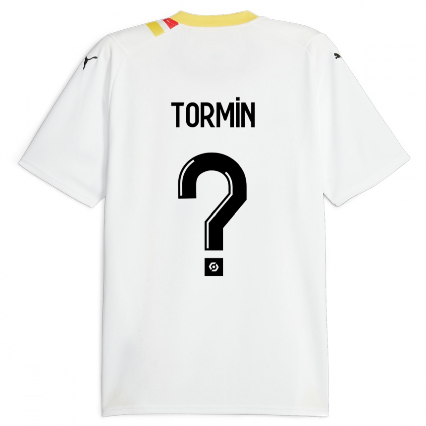 Kinder Fußball Sean Tormin #0 Schwarz Auswärtstrikot Trikot 2023/24 T-Shirt Luxemburg