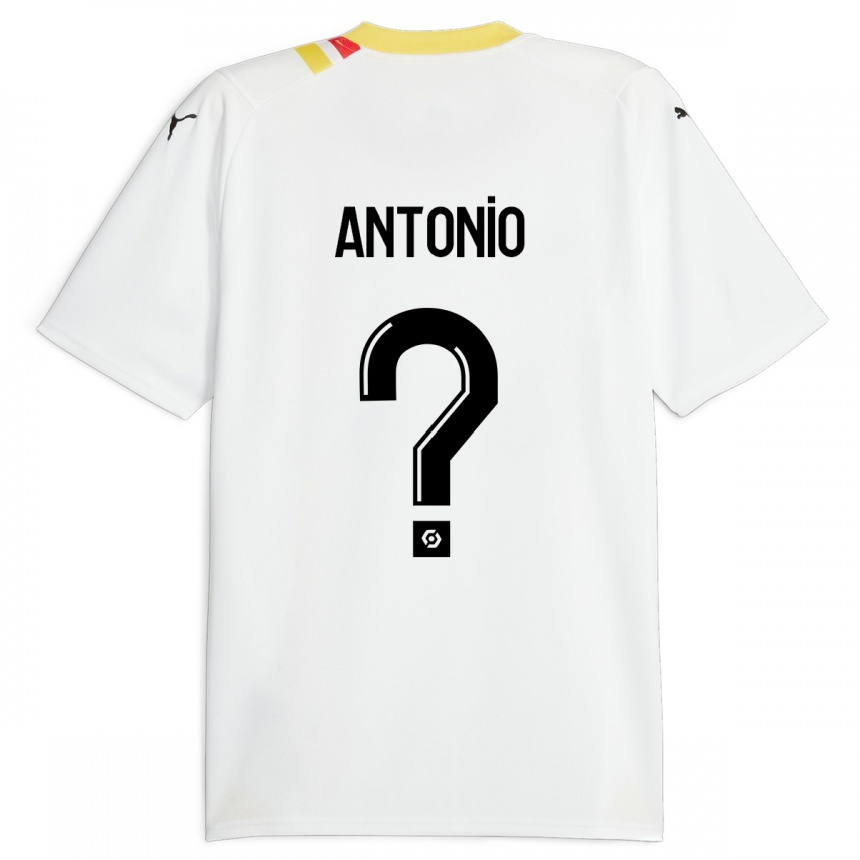 Kinder Fußball Kyllian Antonio #0 Schwarz Auswärtstrikot Trikot 2023/24 T-Shirt Luxemburg