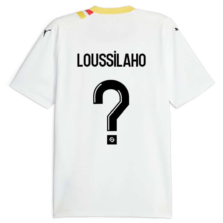 Kinder Fußball Lenny Dziki Loussilaho #0 Schwarz Auswärtstrikot Trikot 2023/24 T-Shirt Luxemburg