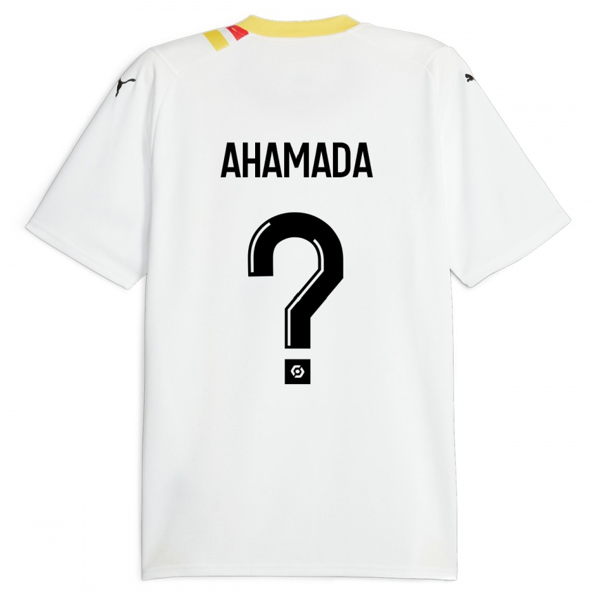 Kinder Fußball Nelson Ahamada #0 Schwarz Auswärtstrikot Trikot 2023/24 T-Shirt Luxemburg