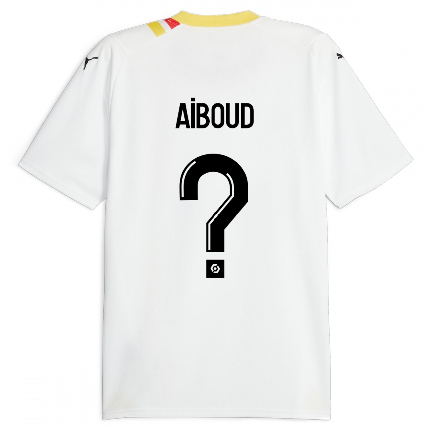 Kinder Fußball Rayan Aiboud #0 Schwarz Auswärtstrikot Trikot 2023/24 T-Shirt Luxemburg