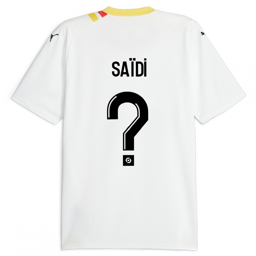 Kinder Fußball Kahissa Saïdi #0 Schwarz Auswärtstrikot Trikot 2023/24 T-Shirt Luxemburg