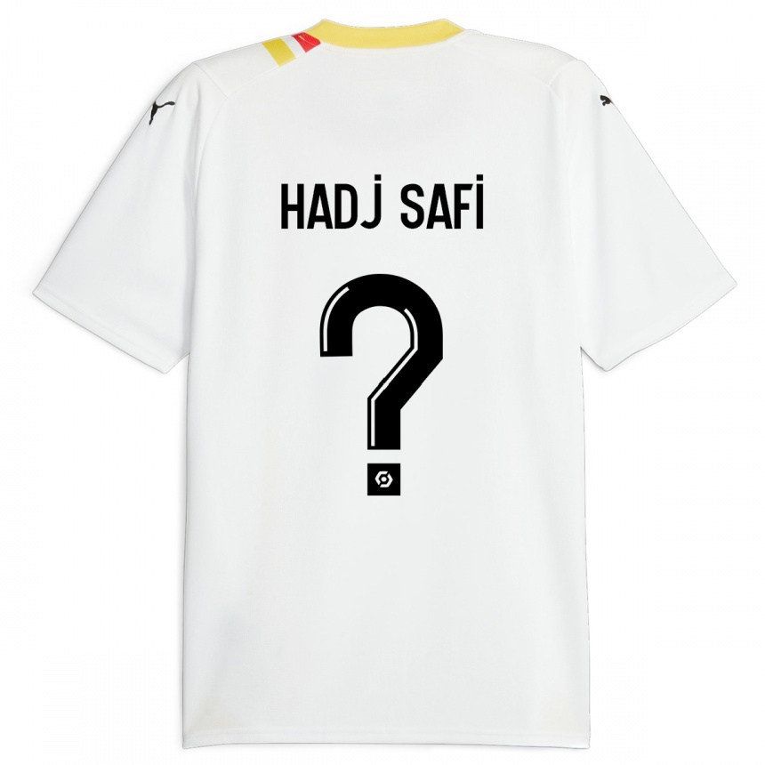 Kinder Fußball Souhina Hadj Safi #0 Schwarz Auswärtstrikot Trikot 2023/24 T-Shirt Luxemburg