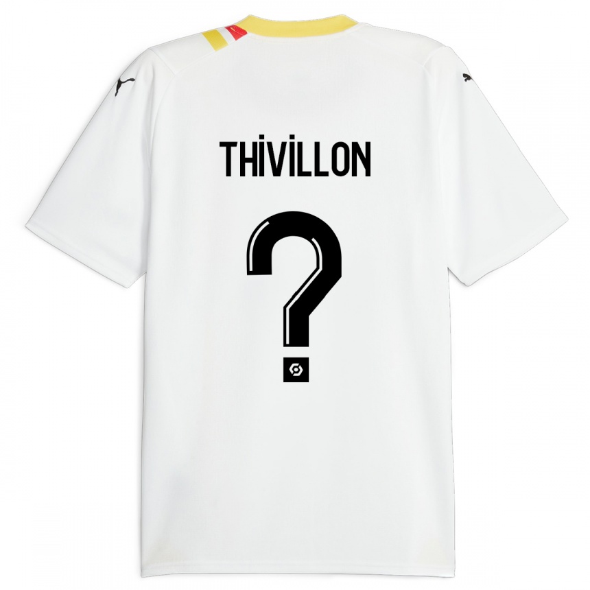 Kinder Fußball Lina Thivillon #0 Schwarz Auswärtstrikot Trikot 2023/24 T-Shirt Luxemburg