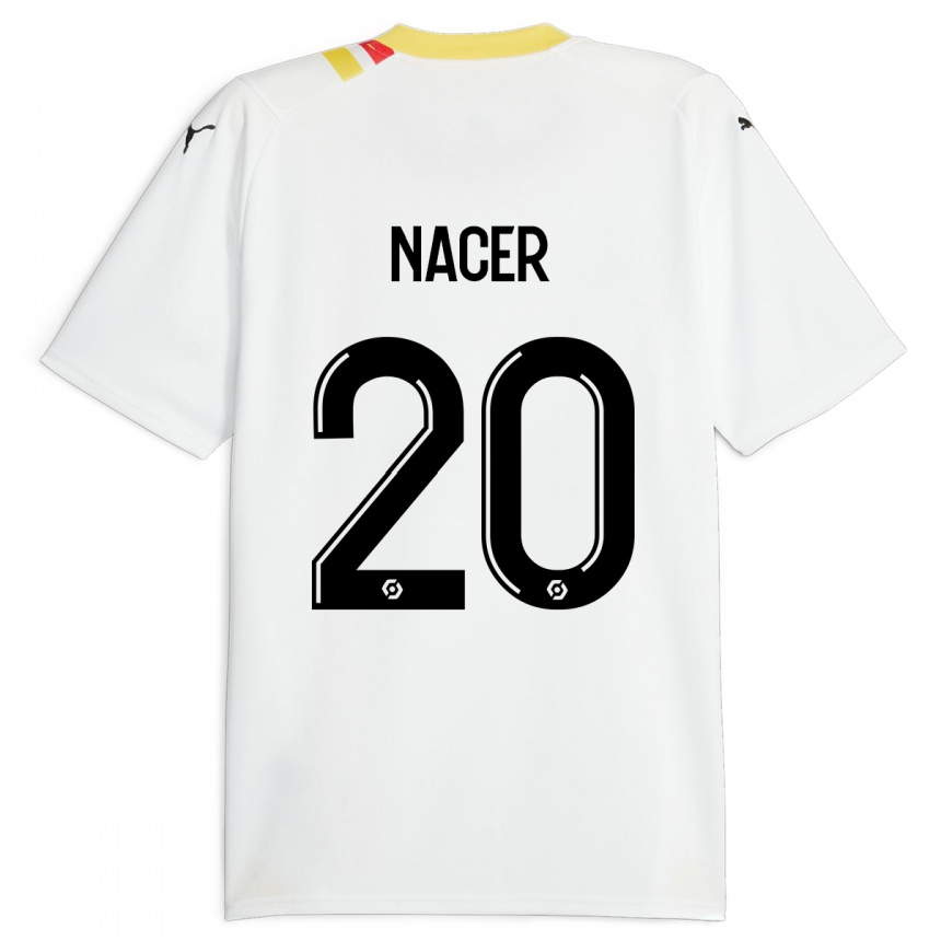 Kinder Fußball Myriem Nacer #20 Schwarz Auswärtstrikot Trikot 2023/24 T-Shirt Luxemburg