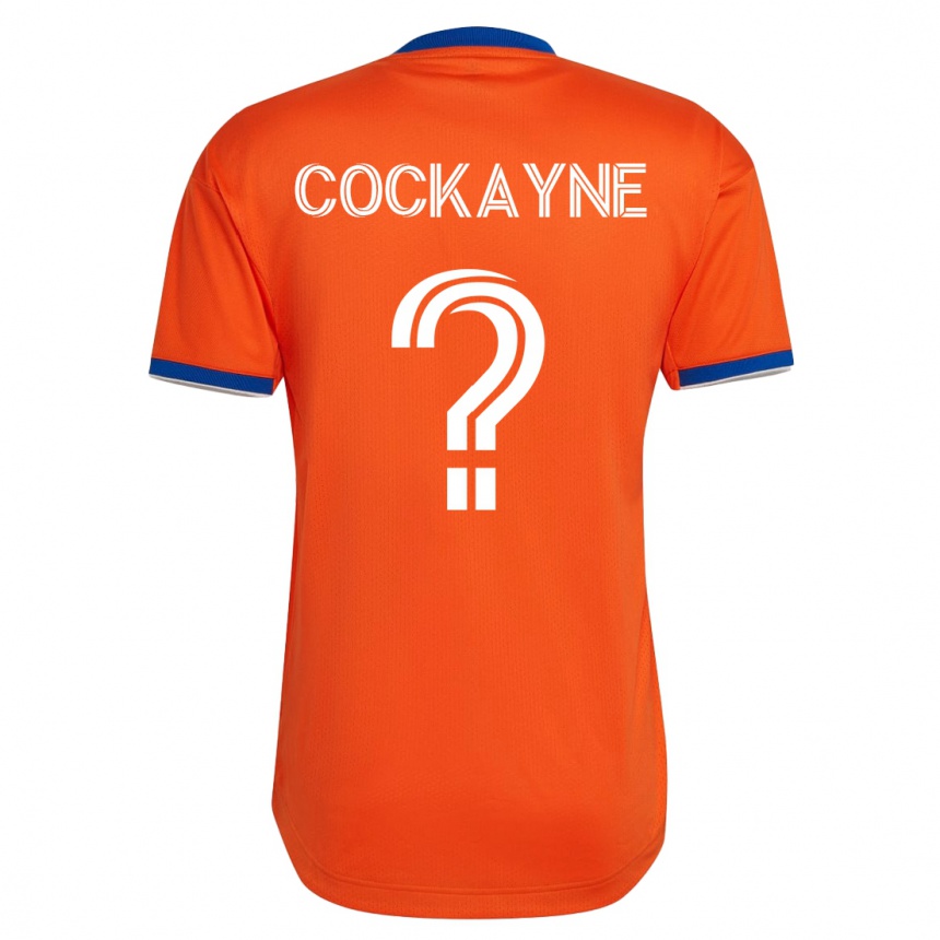 Kinder Fußball Conner Cockayne #0 Weiß Auswärtstrikot Trikot 2023/24 T-Shirt Luxemburg