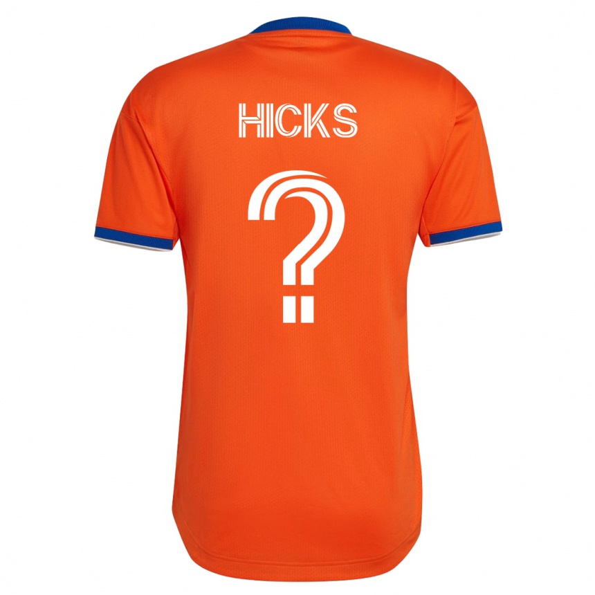 Kinder Fußball Elijah Hicks #0 Weiß Auswärtstrikot Trikot 2023/24 T-Shirt Luxemburg