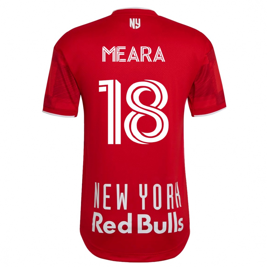 Kinder Fußball Ryan Meara #18 Beige-Gold Auswärtstrikot Trikot 2023/24 T-Shirt Luxemburg