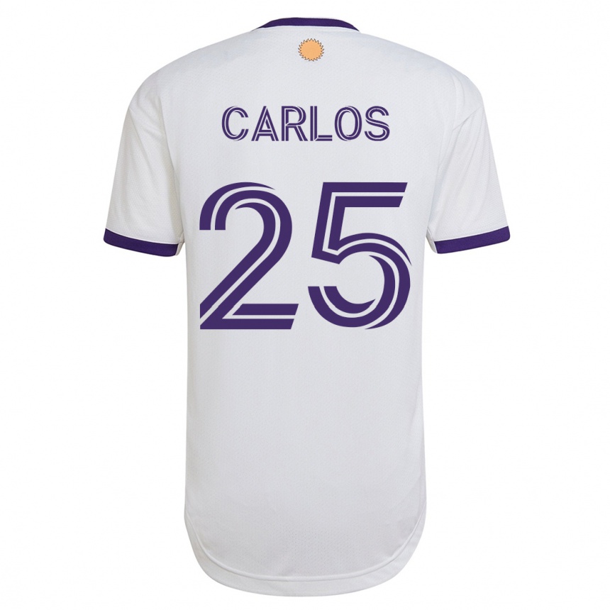 Kinder Fußball Antônio Carlos #25 Weiß Auswärtstrikot Trikot 2023/24 T-Shirt Luxemburg