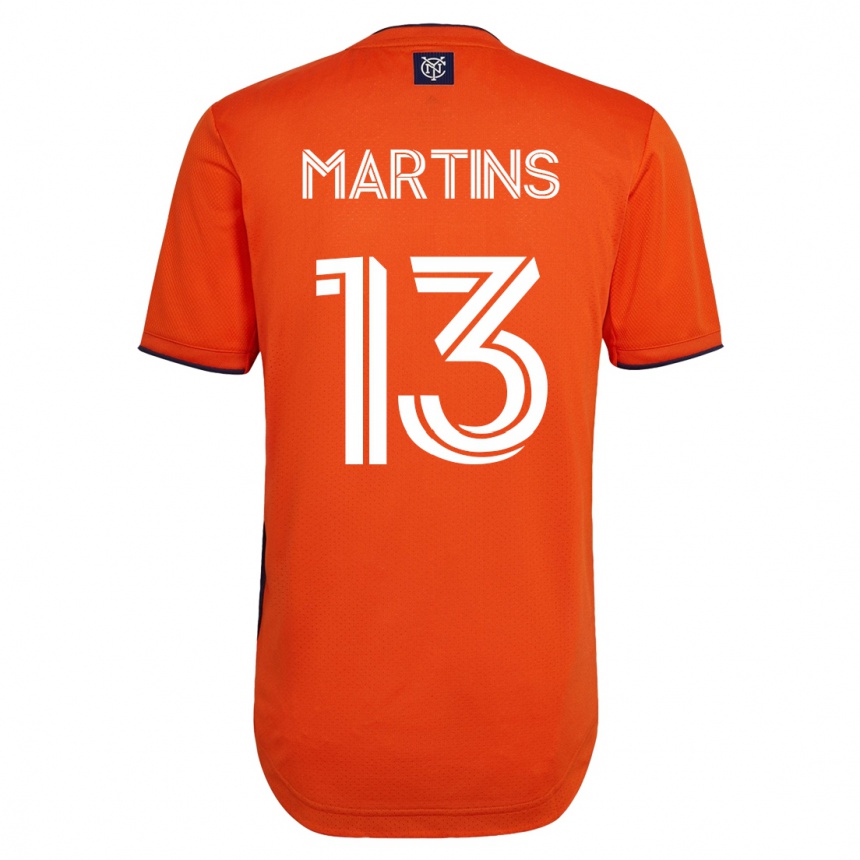 Kinder Fußball Thiago Martins #13 Schwarz Auswärtstrikot Trikot 2023/24 T-Shirt Luxemburg