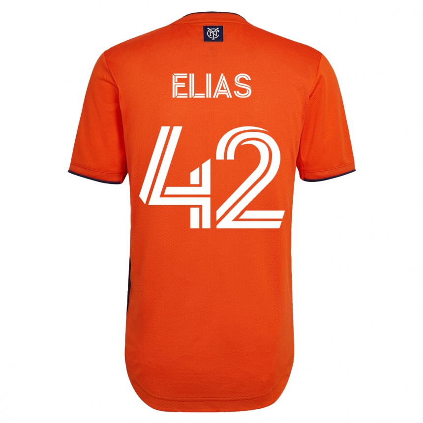 Kinder Fußball Piero Elias #42 Schwarz Auswärtstrikot Trikot 2023/24 T-Shirt Luxemburg