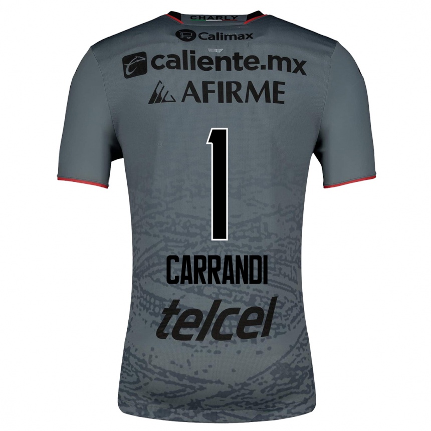 Kinder Fußball Daniela Carrandi #1 Grau Auswärtstrikot Trikot 2023/24 T-Shirt Luxemburg