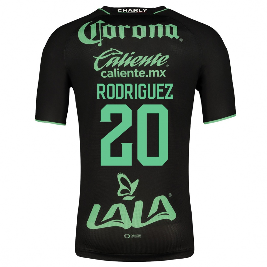 Kinder Fußball Hugo Rodríguez #20 Schwarz Auswärtstrikot Trikot 2023/24 T-Shirt Luxemburg