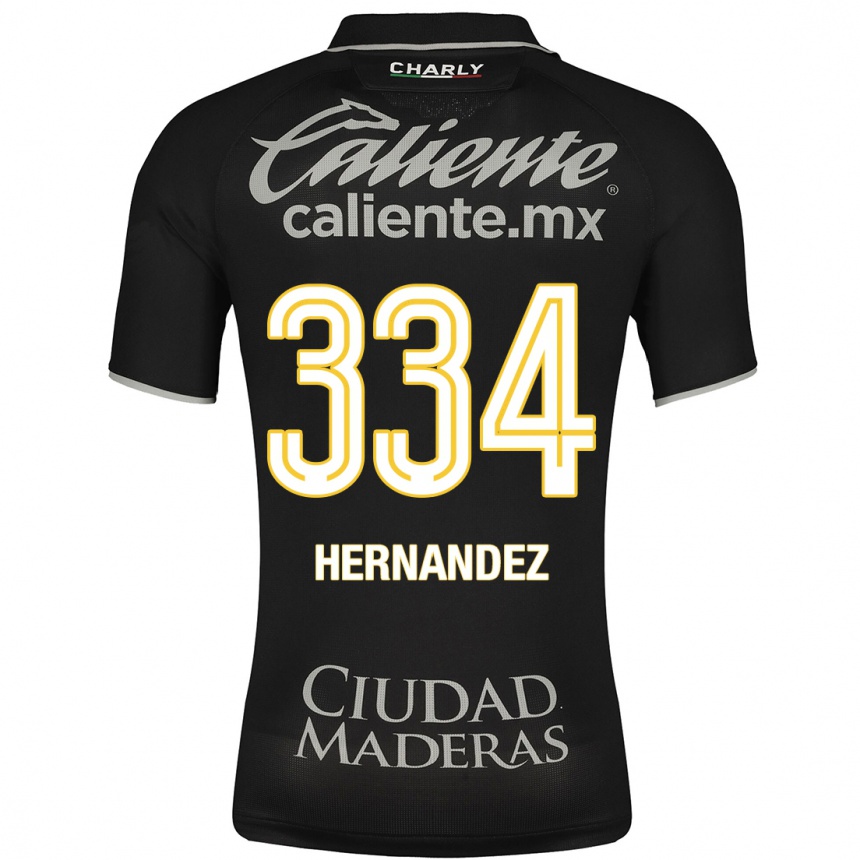 Kinder Fußball Alan Hernández #334 Schwarz Auswärtstrikot Trikot 2023/24 T-Shirt Luxemburg