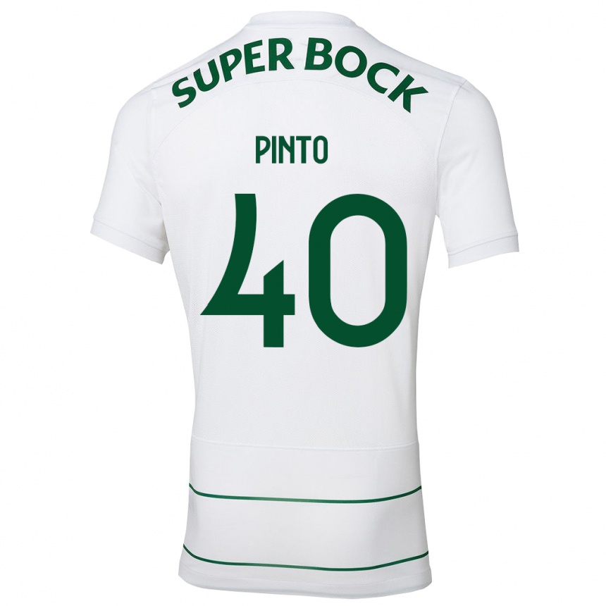 Kinder Fußball Rita Pinto De Almeida #40 Weiß Auswärtstrikot Trikot 2023/24 T-Shirt Luxemburg