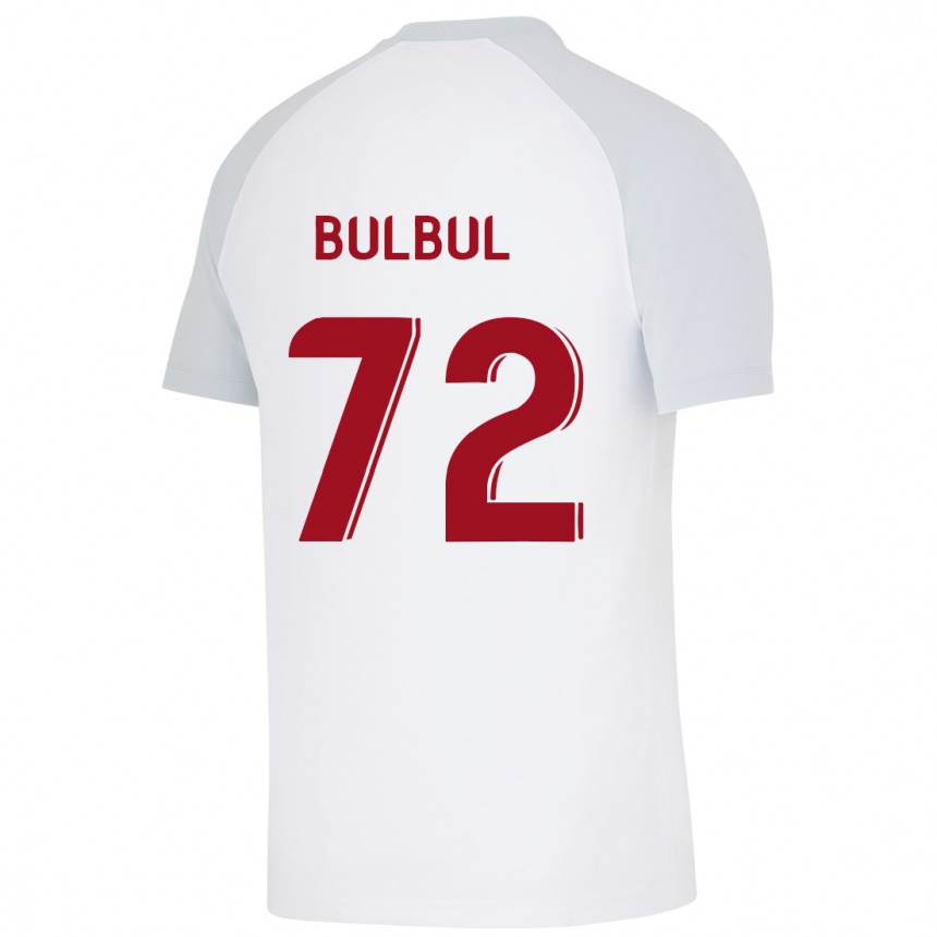 Kinder Fußball Ali Turap Bülbül #72 Weiß Auswärtstrikot Trikot 2023/24 T-Shirt Luxemburg