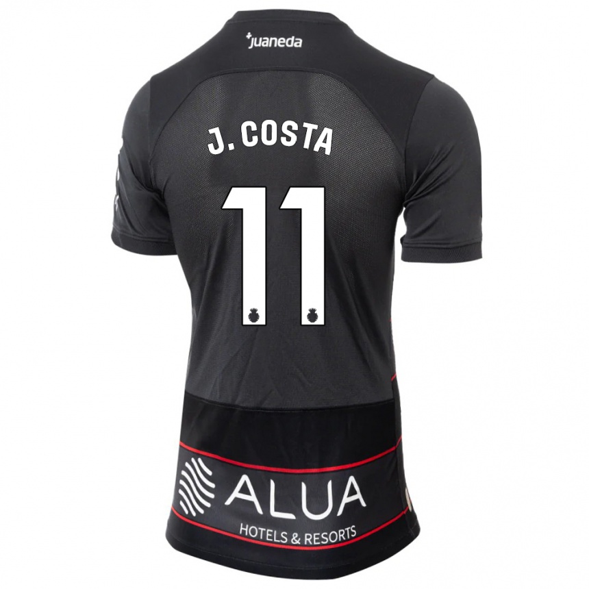 Kinder Fußball Jaume Costa #11 Schwarz Auswärtstrikot Trikot 2023/24 T-Shirt Luxemburg