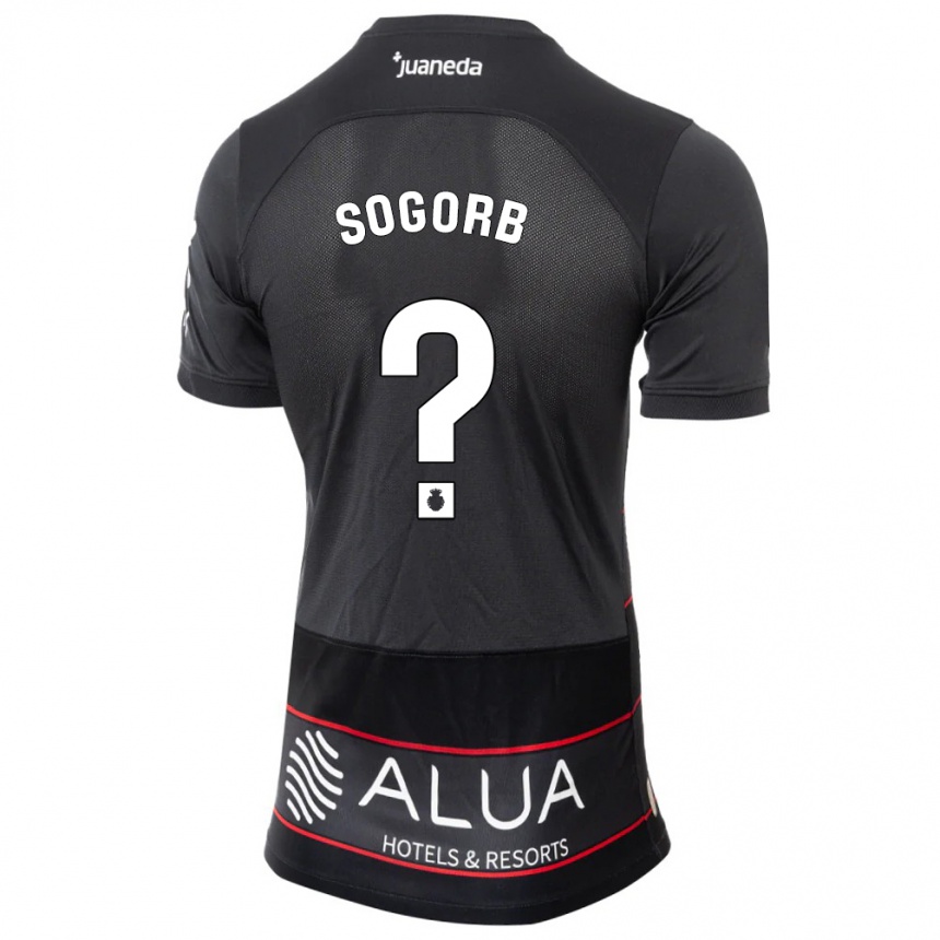 Kinder Fußball Carles Sogorb #0 Schwarz Auswärtstrikot Trikot 2023/24 T-Shirt Luxemburg