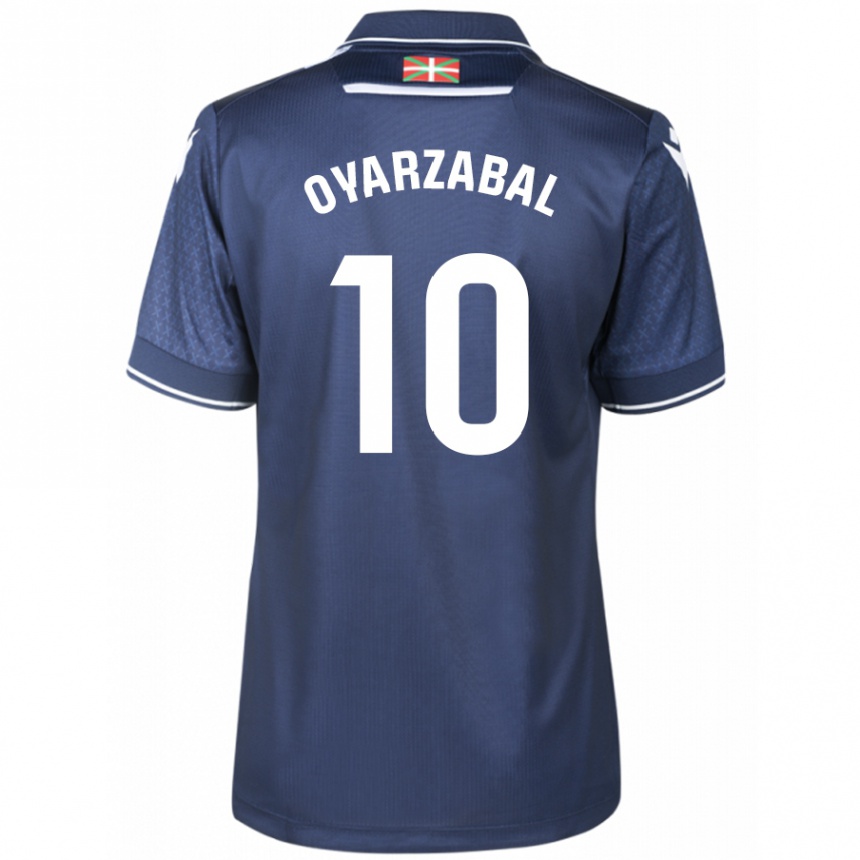 Kinder Fußball Mikel Oyarzabal #10 Marine Auswärtstrikot Trikot 2023/24 T-Shirt Luxemburg