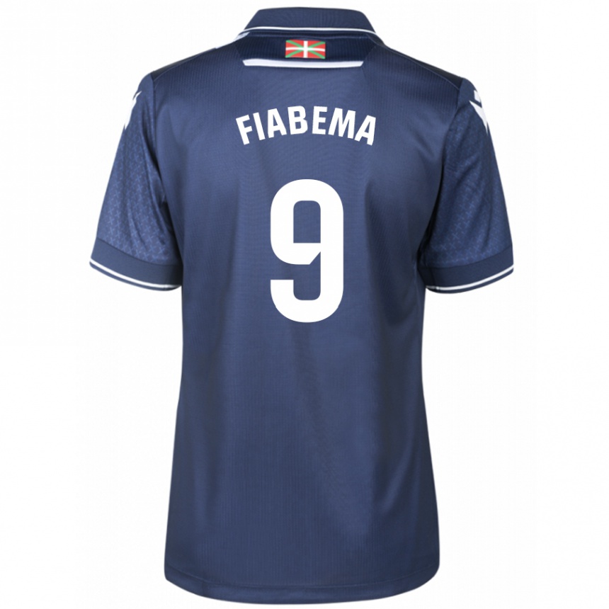 Kinder Fußball Bryan Fiabema #9 Marine Auswärtstrikot Trikot 2023/24 T-Shirt Luxemburg